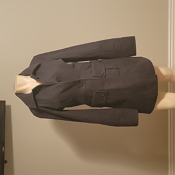Tulle Jackets & Blazers - Tulle Anthropologie Grey Pea Coat